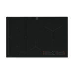 Pliidiplaat Electrolux, 4 x Induktsioon, 77 cm, Hob2Hood, SaphirMatt,l&otilde;igatud servad
