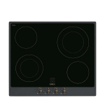 Pliidiplaat Smeg Colonial, 4 x Hilight, 60 cm, must, raam antratsiit