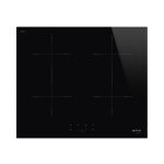Pliidiplaat Smeg, 4 x induktsioon, 60 cm, l&otilde;igatud, must