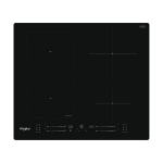 Pliidiplaat Whirlpool, 4 x induktsioon, 59 cm, must