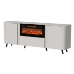 Cama Volare chest of drawers 200 x 39 x 75 cm cashmere + fireplace
