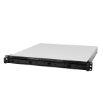 Synology RackStation RS1619XS+ NAS/storage server Rack (1U) Intel&reg; Xeon&reg; D D-1527 8 GB DDR4 0 TB DiskStation Manager Black