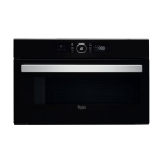 Mikrolaineahi Whirlpool, integreeritav, 31 l, 800/1000 W, must