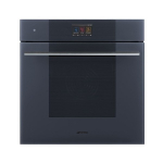 Ahi auru- ja mikrolainefunktsiooniga Smeg Linea, aurupuhastus, 68 l, neptuunhall