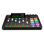 R&Oslash;DECaster Pro II Podcast production studio Music production station Black