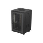 Lanberg FF01-6618-23B rack cabinet 18U Freestanding rack Black