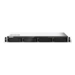 Qnap TS-435XeU-4G, 1U, 4 x 2.5"/3.5" SATA , Marvell Octeon TX2 CN9130 / CN9131 quad-core, 4GB DDR4 SODIMM (Max. 32GB), 2 x 10GbE