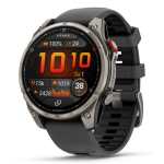 Garmin fēnix 8 Pro 3.56 cm (1.4") AMOLED 47 mm Digital 454 x 454 pixels Touchscreen Graphite, Titanium Wi-Fi GPS (satellite)