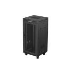 Lanberg FF01-6624-23BL rack cabinet 24U Freestanding rack Black