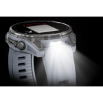 Garmin Fenix 8 3.3 cm (1.3") AMOLED 43 mm Digital 416 x 416 pixels Touchscreen Silver Wi-Fi GPS (satellite)