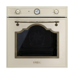 Ahi Smeg Cortina, 70 l, A, kreem/messing