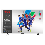 TCL T69C 75T69C TV 190.5 cm (75") 4K Ultra HD Smart TV Wi-Fi Metallic 350 cd/m&sup2;
