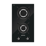 Pliidiplaat Smeg Classic, 2 x gaas, 30 cm, must