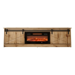 RTV GRANERO + fireplace cabinet 200x56.7x35 oak wotan
