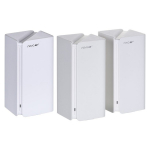 Tenda MX21 Pro(3-pack) Tri-band (2.4 GHz / 5 GHz / 6 GHz) Wi-Fi 6 (802.11ax) White Internal