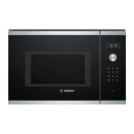 Bosch Serie 6 BEL554MS0 Built-in microwave oven with grill, 59 x 38 cm 25 L 900 W Stainless steel