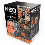 NEO TOOLS inverter generator 3200W, orange/black