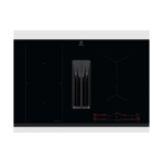 &Otilde;hupuhastiga pliidiplaat Electrolux, 4 x induktsioon, 81 cm, 650 m3/h, 66 dB, faasitud servad, must