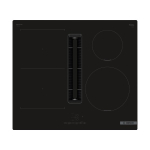 &Otilde;hupuhastiga pliidiplaat Bosch, 4 x induktsioon, 60 cm, 595 m3/h, 69 dB, l&otilde;igatud serv, must