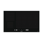 Pliidiplaat Whirlpool, 10 x induktsioon, flexi tsoon, 90 cm, must