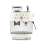 Espresso kohvimasin kohviveskiga Smeg, 50`ndate stiil, kreem