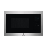 Mikrolaineahi Electrolux, int, 1000/900 W, must/rv-teras