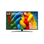 LG NanoCell AI 55NANO81A6A 139.7 cm (55") 4K Ultra HD Smart TV Wi-Fi Black