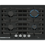 Bosch PRP6A6H40 hob Black Built-in 60 cm Gas 4 zone(s)