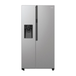 Gorenje NRR9185ESXL side-by-side refrigerator Freestanding 550 L E Silver