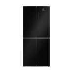 K&uuml;lmik Electrolux, Side-by-side, 180 cm, 269/153 l, 38 dB, puutetundlik, NoFrost, must