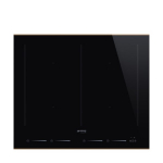 Pliidiplaat Smeg Dolce Stil Novo, 4x multi induktsioon, 60cm, l&otilde;igatud, must/vask