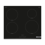 Pliidiplaat Bosch, 4 x induktsioon, 60 cm, must