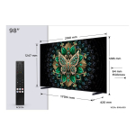 TCL C6K 98C6K TV 2.49 m (98") 4K Ultra HD Smart TV Wi-Fi Metallic