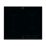 Pliidiplaat Electrolux, 4 x induktsioon, 60 cm, must, faasitud esiserv