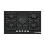 Bosch Serie 6 PPQ7A6I40 hob Black Built-in 75 cm Gas 5 zone(s)