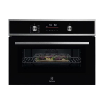 Kompaktne ahi-mikrolaineahi, Electrolux, H 45 cm, must/rv-teras