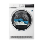 Kuivati Electrolux soojuspumbaga, 8 kg, valge