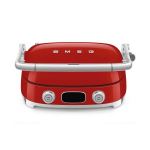 Lauagrill Smeg, 50`ndate stiil, punane