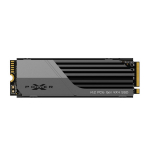 SILICON POWER PCIe Gen 4x4 XS70 Internal solid state drive SSD 2TB M.2 2280 NVMe 1.4 (SP02KGBP44XS7005) Black, Grey