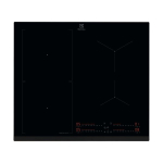 Pliidiplaat Electrolux, 4 x induktsioon, 60 cm, Hob2Hood, faasitud esiserv, must