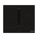 &Otilde;hupuhastiga pliidiplaat Bosch, 4 x induktsioon, 60 cm, 595 m3/h, 69 dB, l&otilde;igatud serv, must