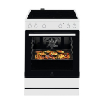 Elektripliit Electrolux, 4x HighLight, elektriahi, 60 cm, valge