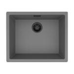 Valamu Elleci Zen 105 Limited, pealt/alt paigaldatav, k&auml;sitsi, Keratek, K99, tumehall
