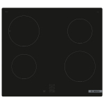 Bosch Serie 2 PUG61RAA5E hob Black Built-in 60 cm Zone induction hob 4 zone(s)
