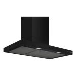 Bosch Serie 4 DWB95CC60 cooker hood Wall-mounted Black 594 m&sup3;/h