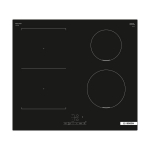 Pliidiplaat Bosch, 4 x induktsioon, 60 cm, l&otilde;igatud, must