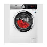 Pesumasin AEG, eestlaetav, 6 kg, 1200 p/min, inverter, valge