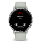 Garmin Venu 3S 3.05 cm (1.2") AMOLED 41 mm Digital 390 x 390 pixels Touchscreen Grey, Silver Wi-Fi GPS (satellite)