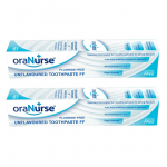 oraNurse maitseta hambapasta topeltpakk fluoriidivaba 50ml