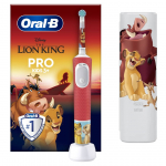Oral-B elektriline hambahari Vitality PRO Kids Lion King ja reisikarp